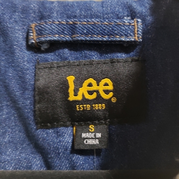 1573- Lee Denim Sherpa Lined Men's Jacket NWT - Picture 2 of 7